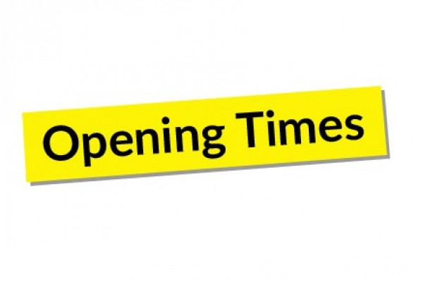 OPENING TIMES BANNER