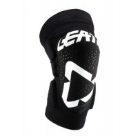 leatt kneeguard 3df5.0 whiteblk frontright 5019400550