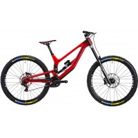 nukeproof dissent 290 rs carbon racing red crop