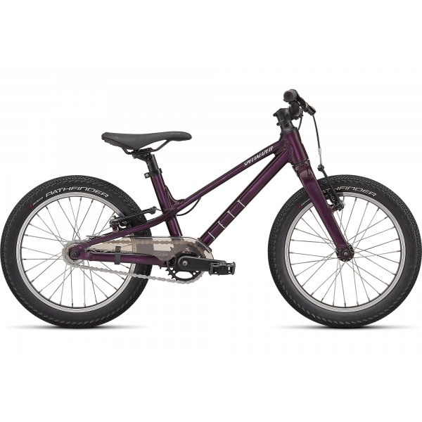 Specialized Jett 16 Single Speed Kids Mountain Bike 2022 Gloss Cast Berry UV Lilac 92722 11 HERO
