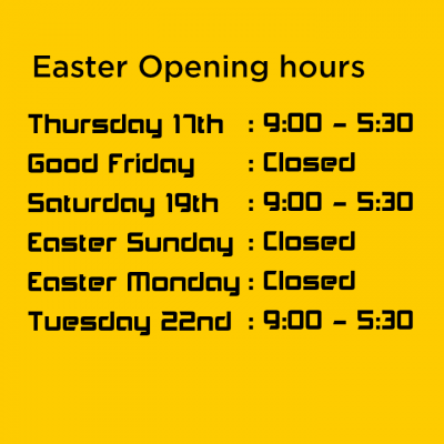 Easter opening 2025