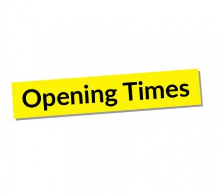 OPENING TIMES BANNER