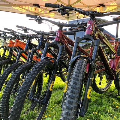 Orange demo bikes